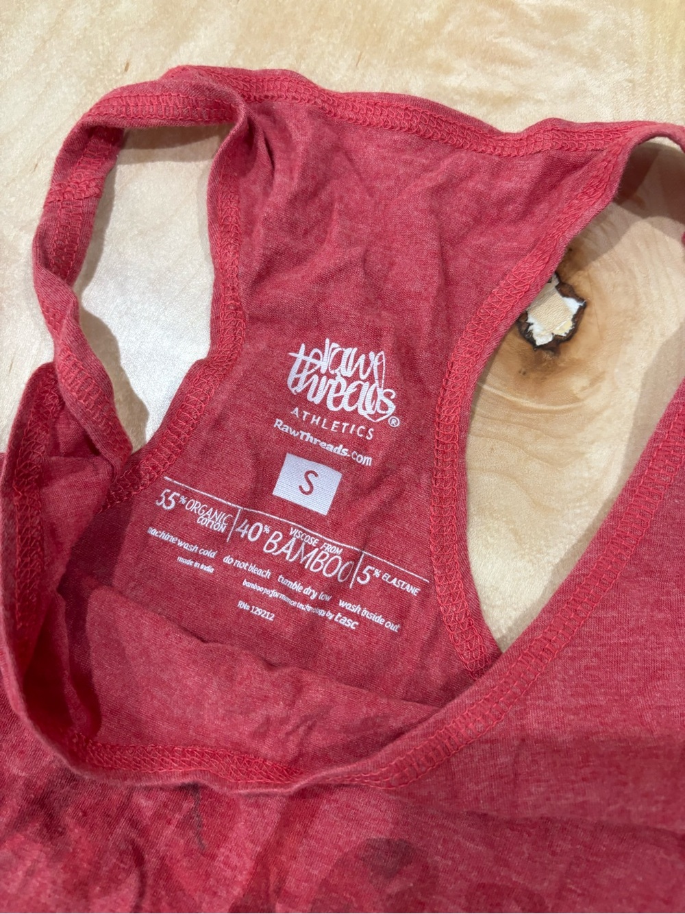Fearless Red Racerback Tank Top - Picture 3 of 3